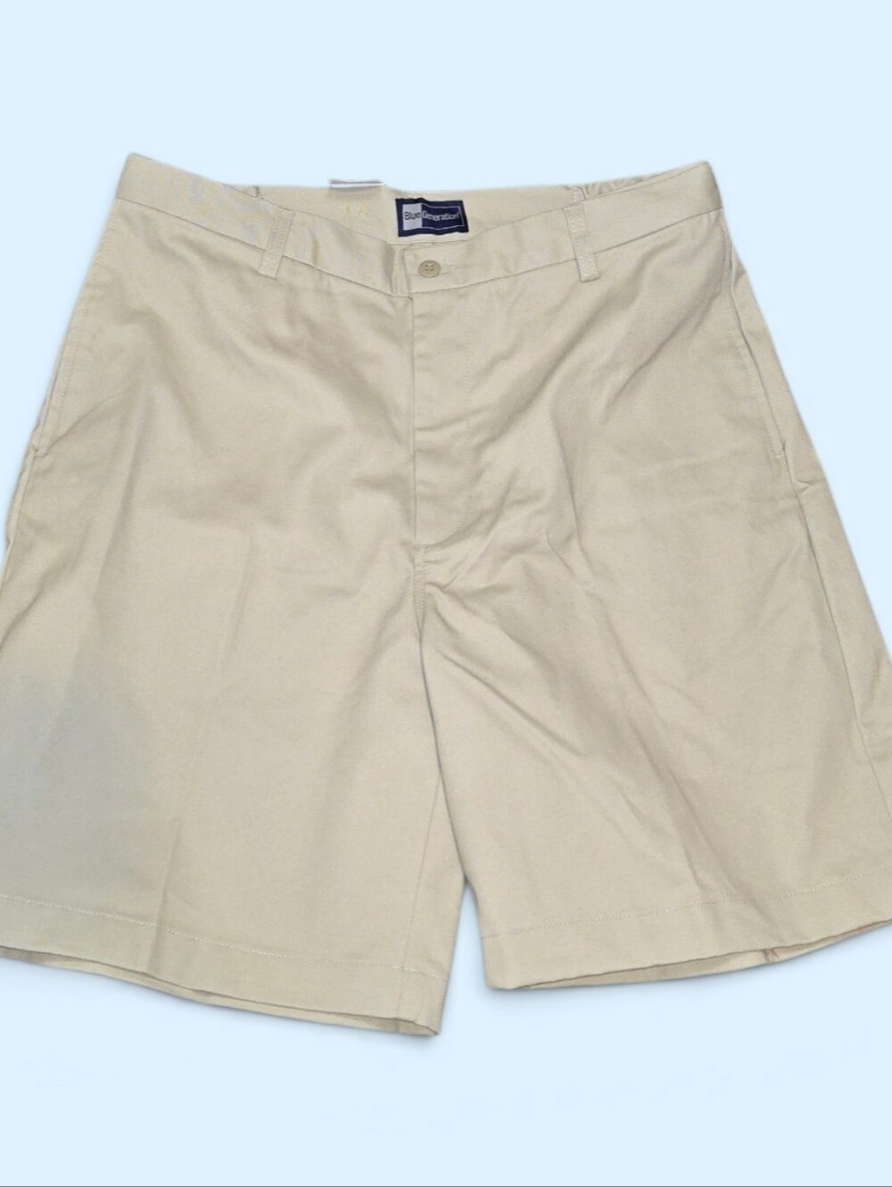 Blue Generation Tan Shorts US Mens Size 34, Inseam 8" Brand NWT Pockets